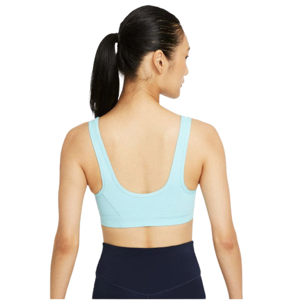 Nike Women's Dri-FIT Swoosh Femme Medium-Support Pad Scoop-Back Sports Bra