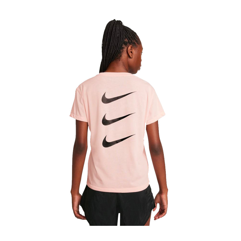 Nike Women's Dri-FIT Run Division Ruched Short-Sleeve Running Top