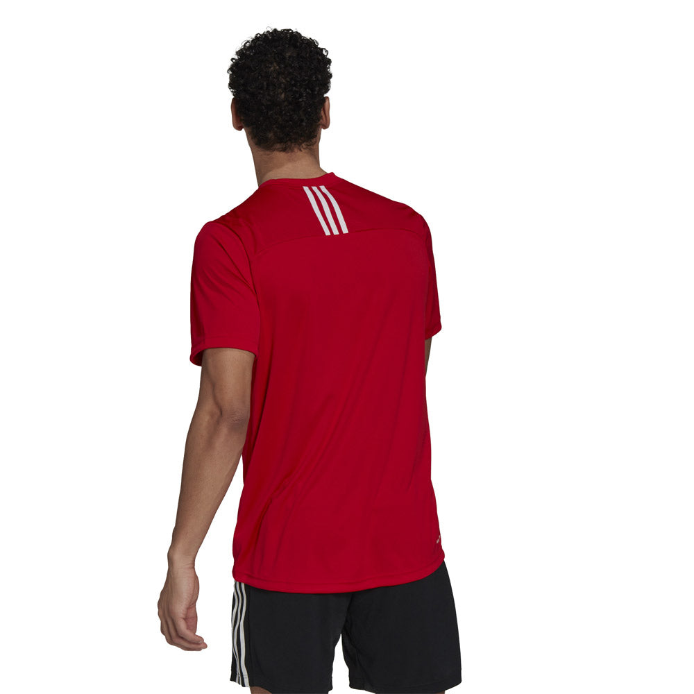 ADIDAS MEN'S 3-STRIPE BACK TEE